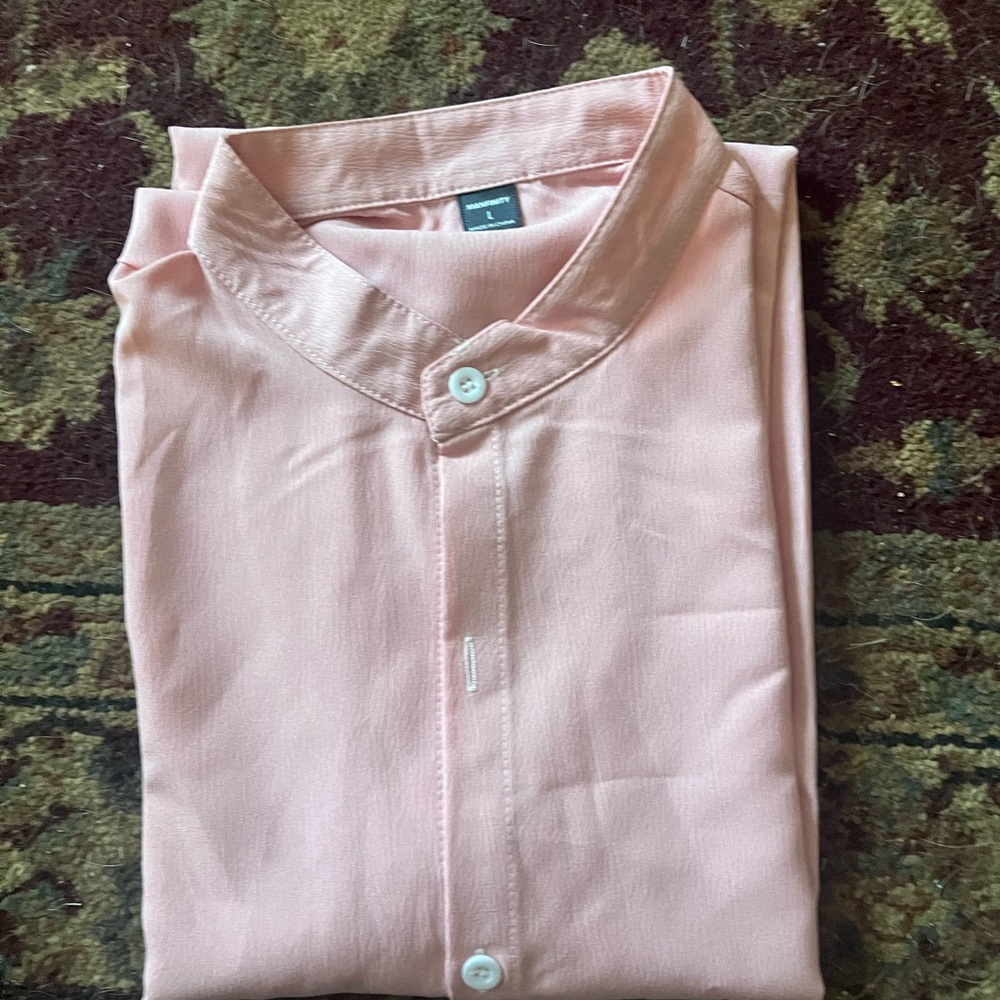Manfinity Pink Shirt Size Large